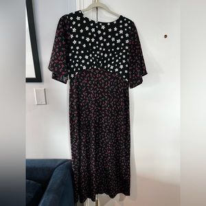 Violet Romance midi dress